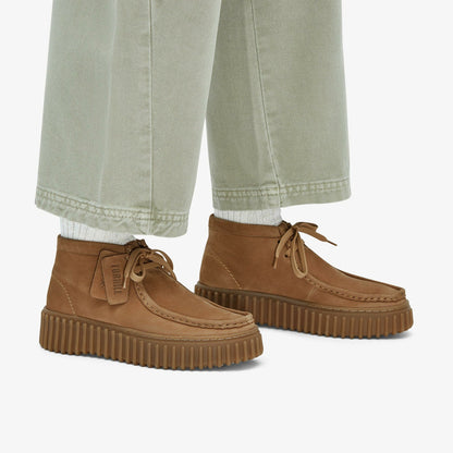 Clarks Torhill Moss Light Tan Nubuck