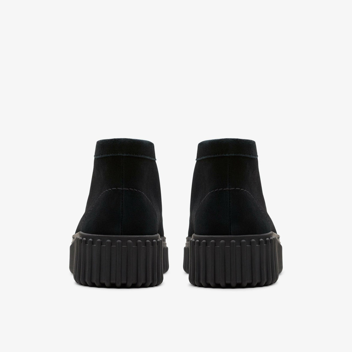 Clarks Torhill Moss Black Suede