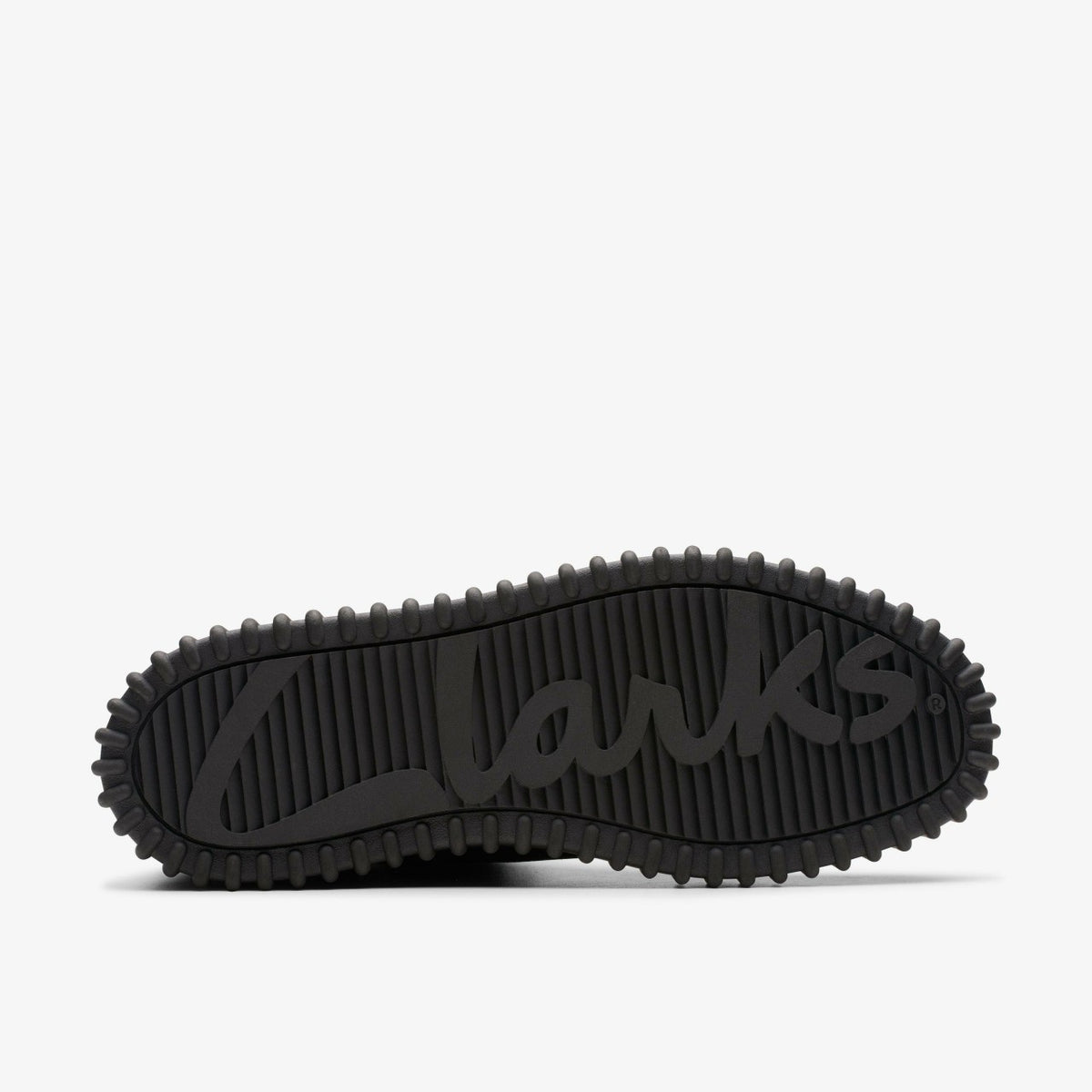 Clarks Torhill Turn Black Warmlined Suede