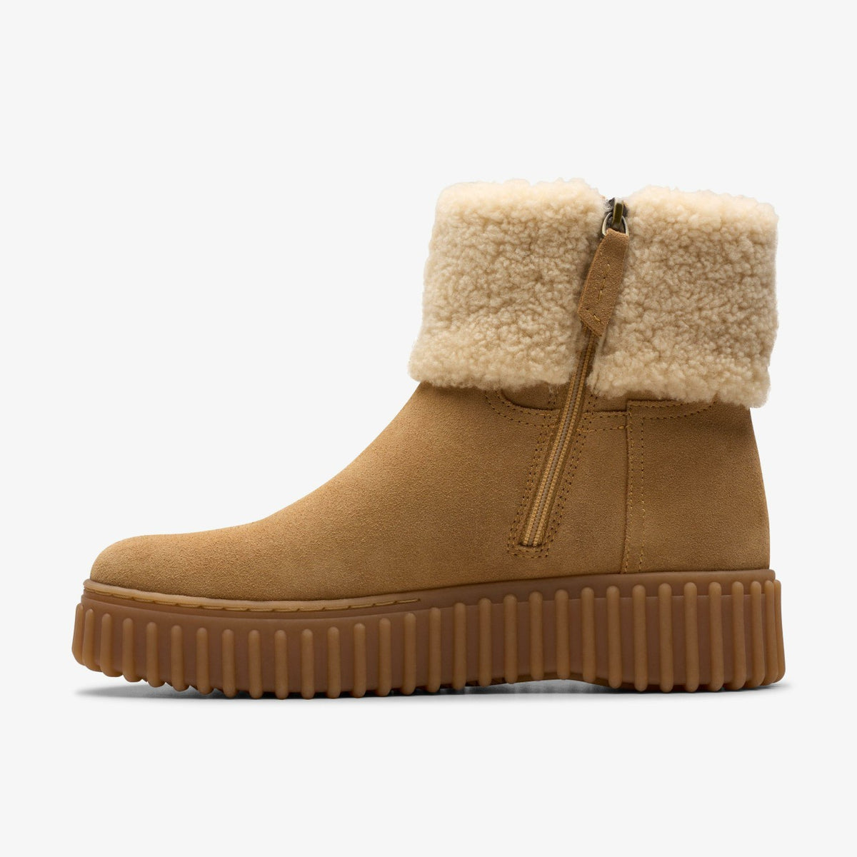 Clarks Torhill Turn Light Tan Warmlined