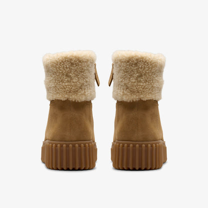 Clarks Torhill Turn Light Tan Warmlined