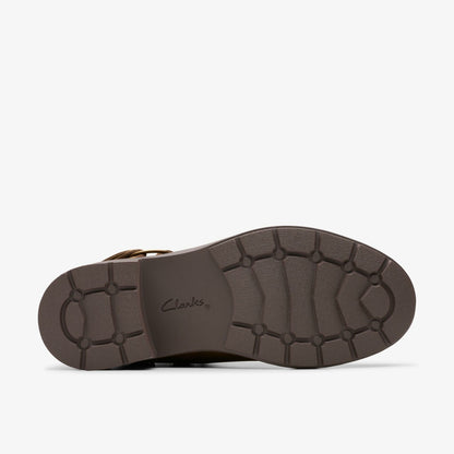 Clarks Hearth Kaylie Ankle Boot Mushroom Oily