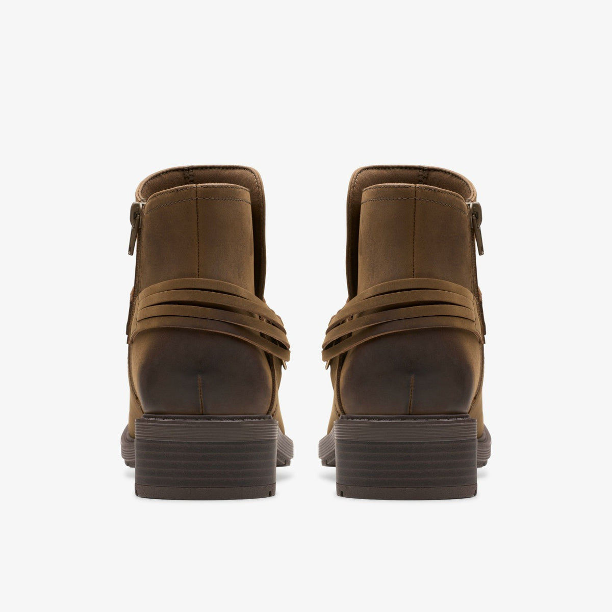 Clarks Hearth Kaylie Ankle Boot Mushroom Oily