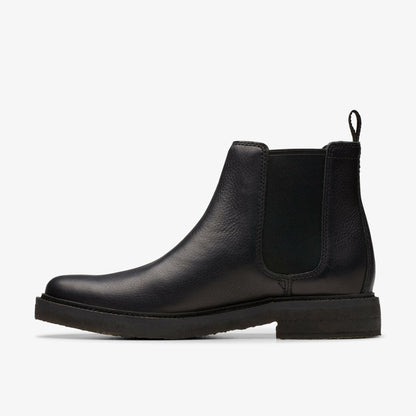 Clarks Clarkdale Easy Chelsea Boot Black Leather