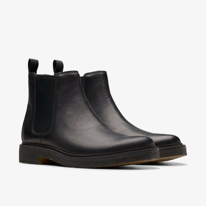 Clarks Clarkdale Easy Chelsea Boot Black Leather