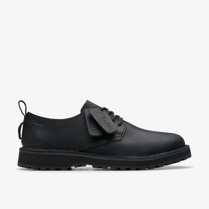 Clarks Solsbury Lace Black Leather