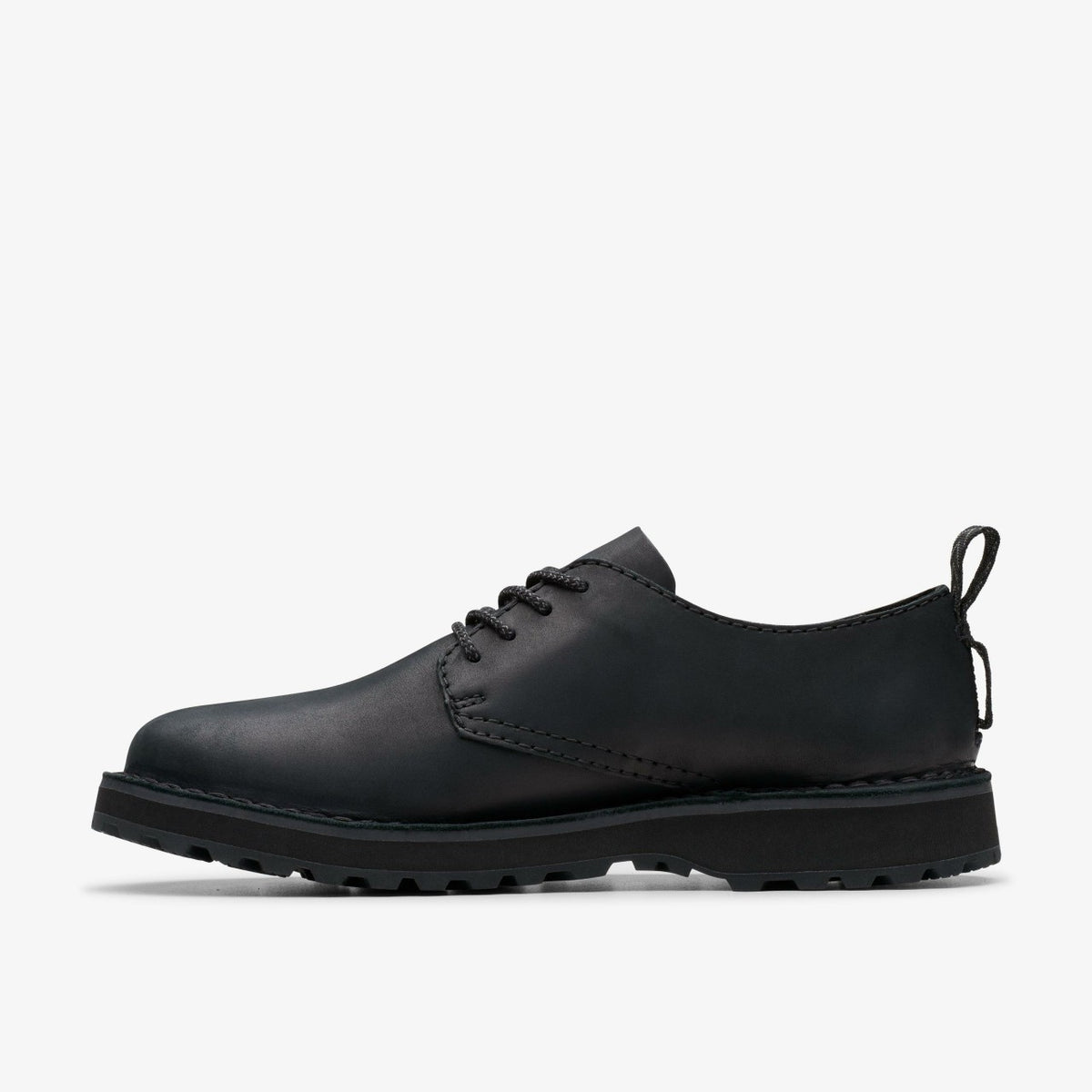 Clarks Solsbury Lace Black Leather