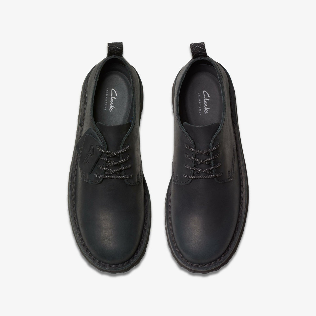 Clarks Solsbury Lace Black Leather