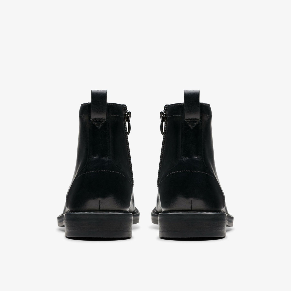 Clarks Aldwin Cap Black Leather