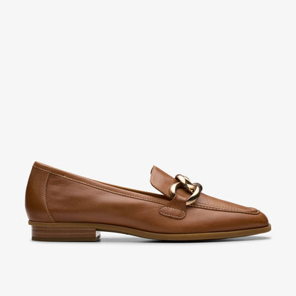 Clarks Sarafyna Iris Loafer Tan Leather