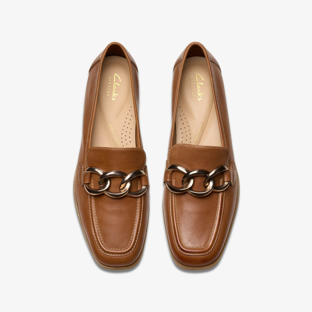 Clarks Sarafyna Iris Loafer Tan Leather