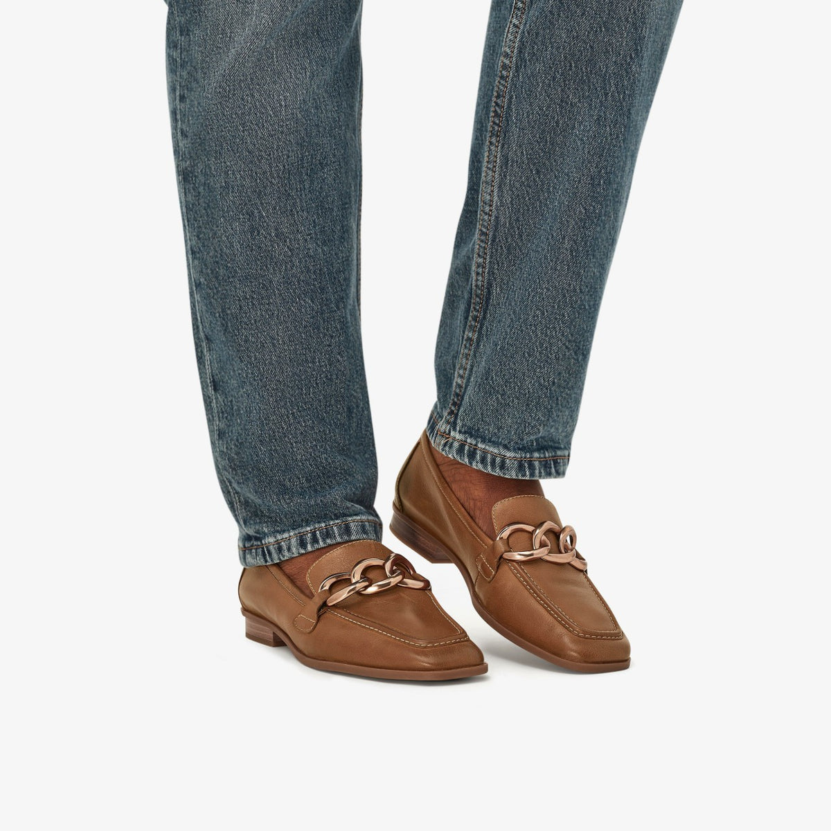 Clarks Sarafyna Iris Loafer Tan Leather