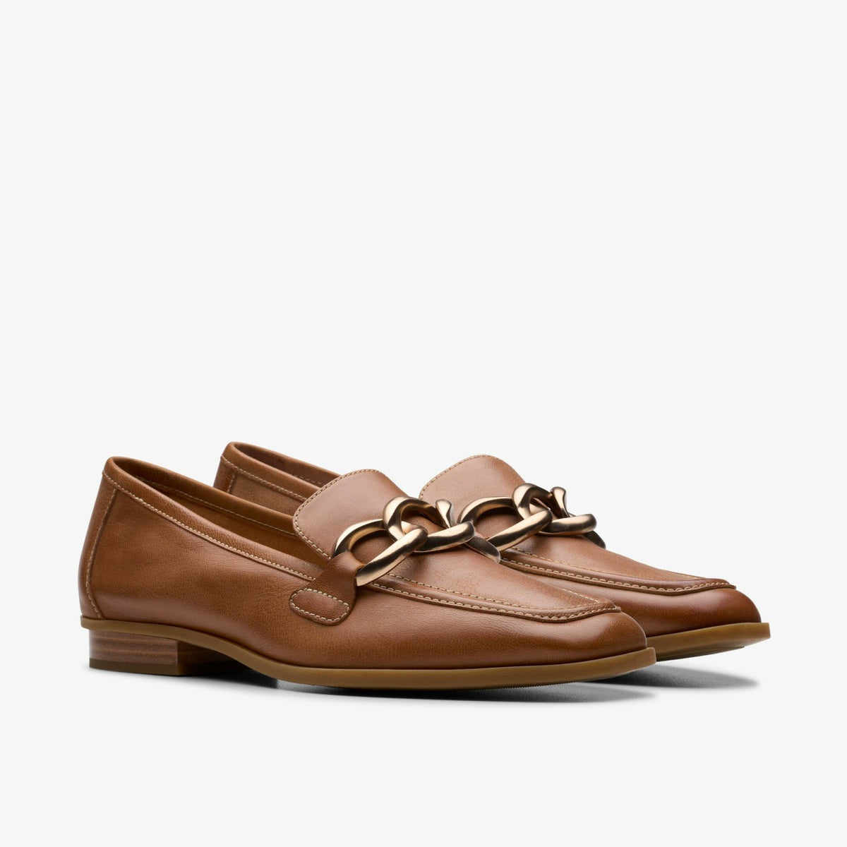 Clarks Sarafyna Iris Loafer Tan Leather