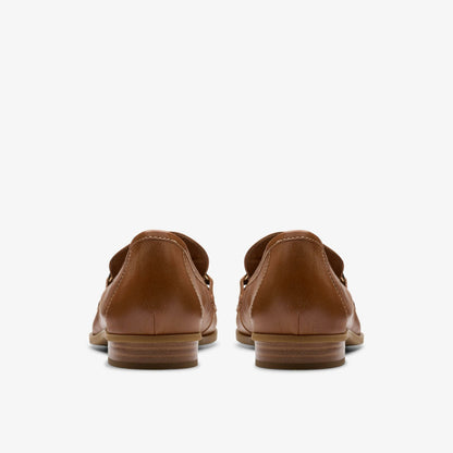 Clarks Sarafyna Iris Loafer Tan Leather