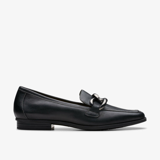 Clarks Sarafyna Iris Loafer Black Soft
