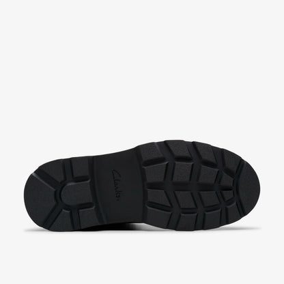 Clarks Hencroft Madi Waterproof Black Warmlined Leather