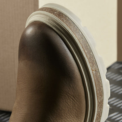 Clarks Hencroft Madi Waterproof Dark Sand Warmlined