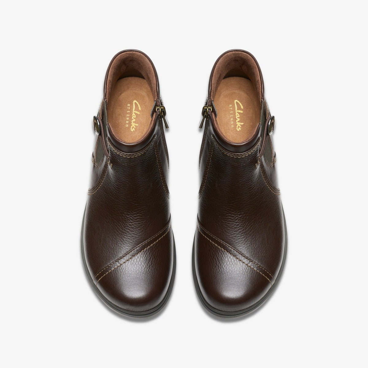 Clarks Certina Joy Dark Brown Leather
