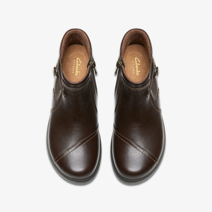 Clarks Certina Joy Dark Brown Leather