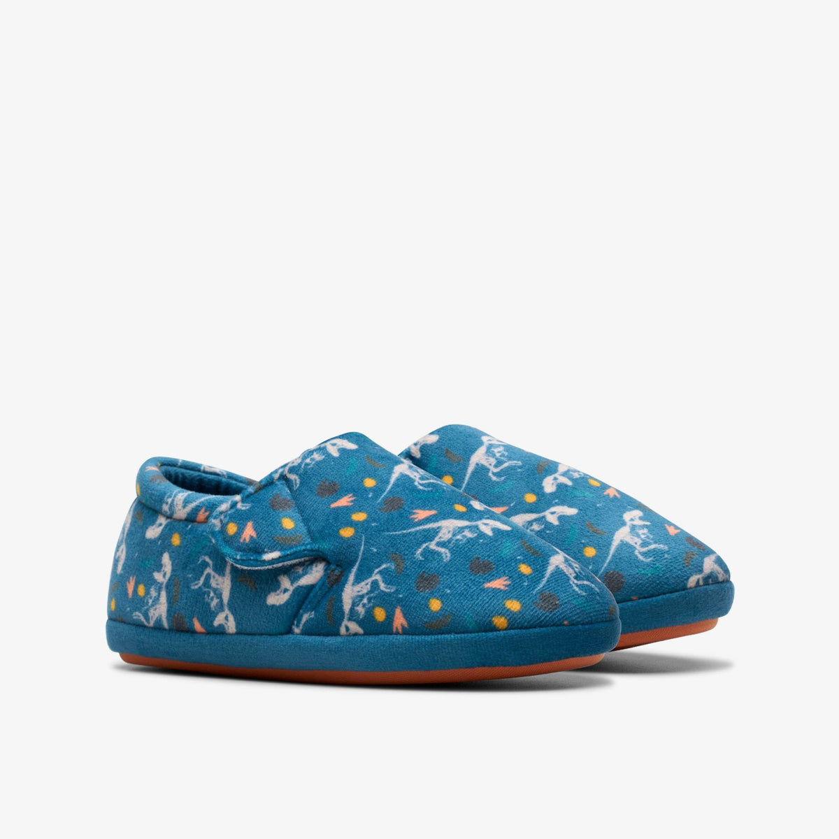 Clarks Fluffy Snug Kid Blue Print