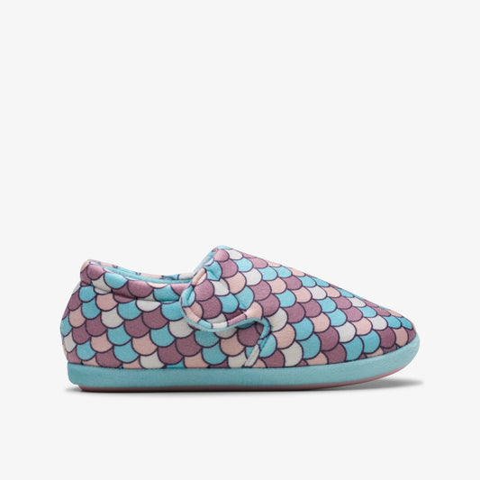 Clarks Fluffy Snug Kid Pink Multicolour