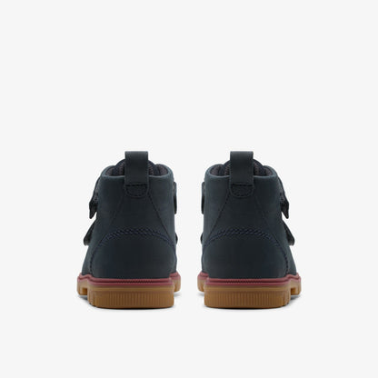 Clarks Lorcam Hi Toddler Navy