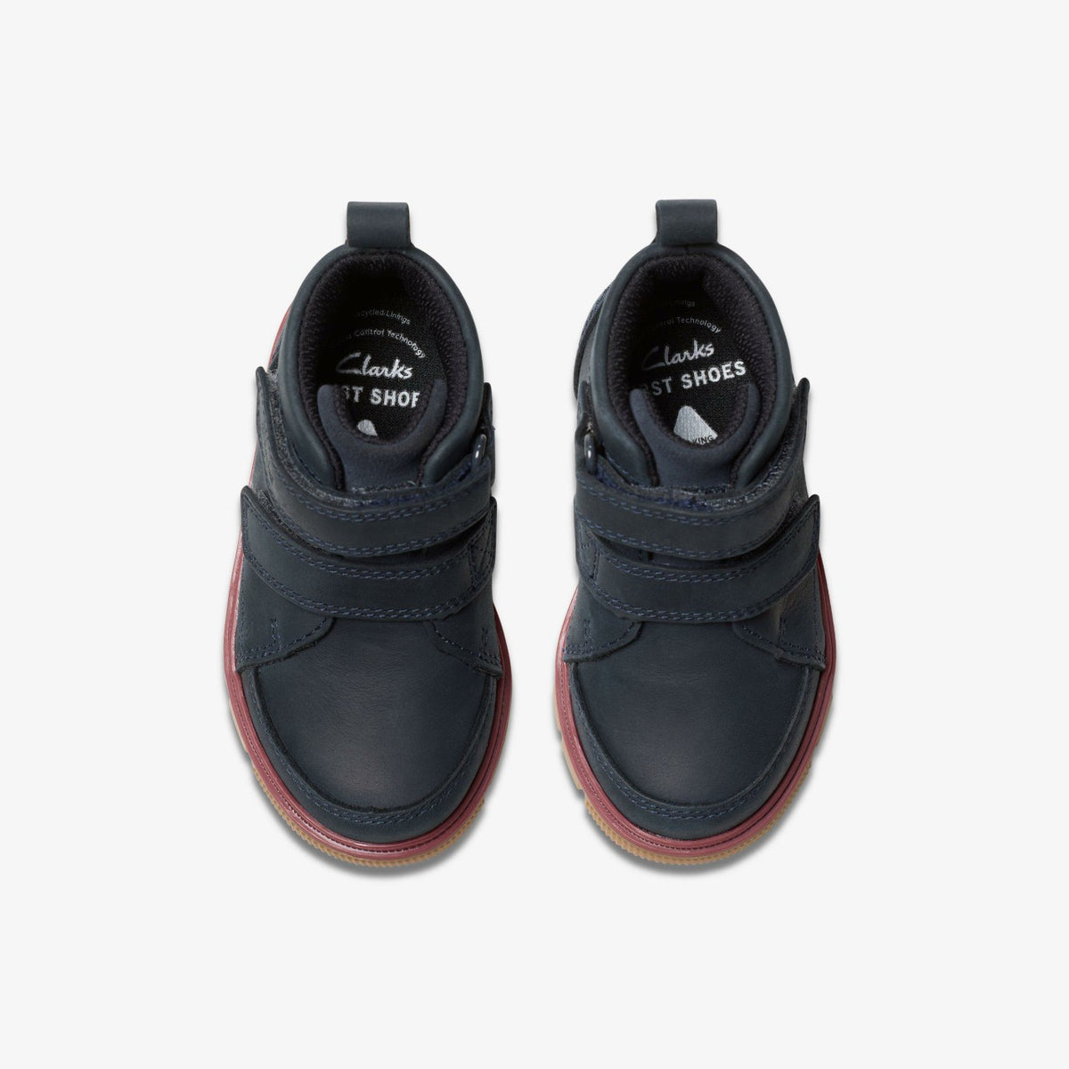 Clarks Lorcam Hi Toddler Navy