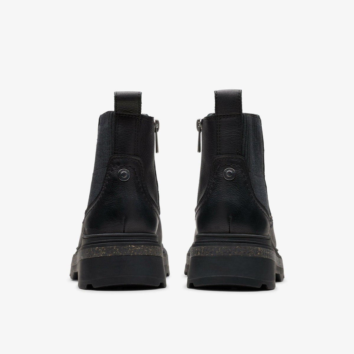 Clarks Hencroft Step Waterproof Black Leather