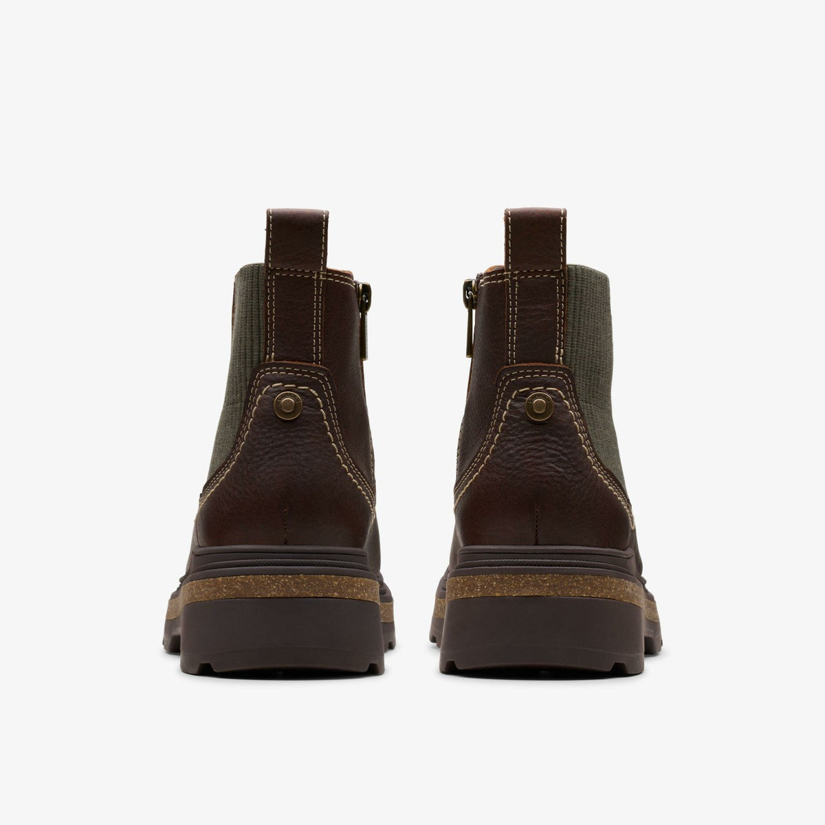 Clarks Hencroft Step Waterproof Brown Leather