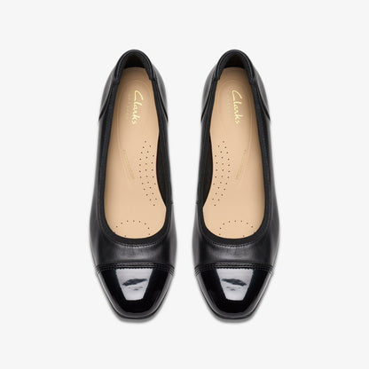 Clarks Krystine May Black Leather