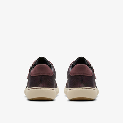 Clarks Nalle Lace Wine Interest Leather