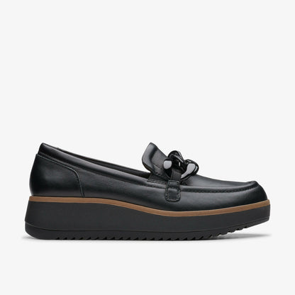 Clarks Zylah May Black Leather