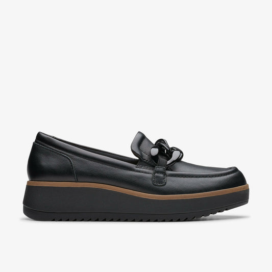 Clarks Zylah May Black Leather