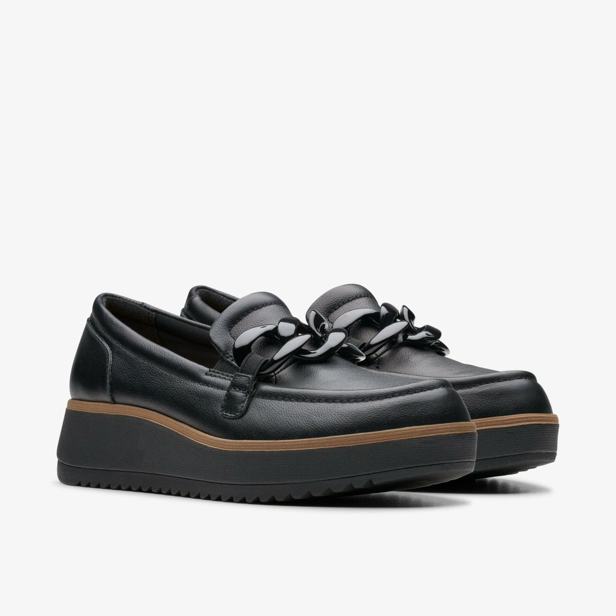 Clarks Zylah May Black Leather