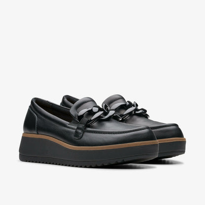 Clarks Zylah May Black Leather