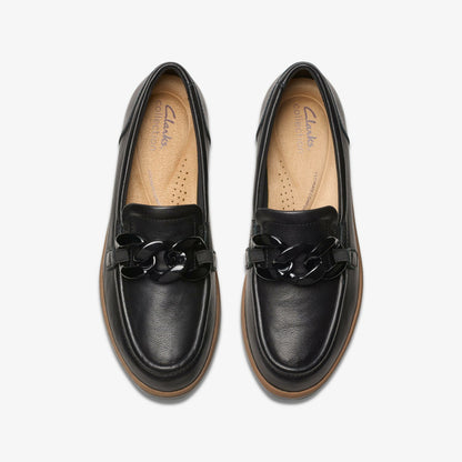 Clarks Zylah May Black Leather