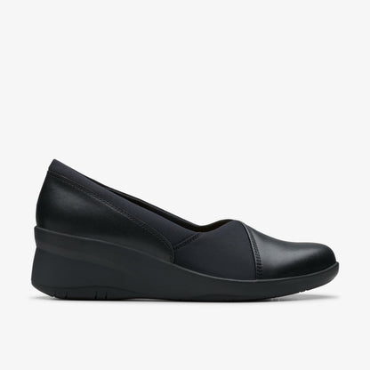 Clarks Suttyn Walk Black Leather