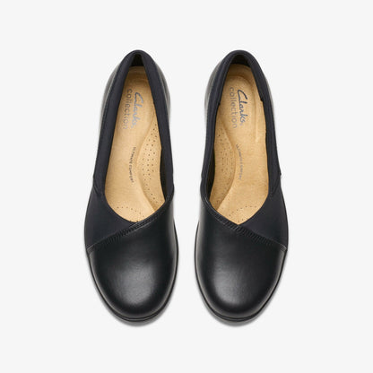 Clarks Suttyn Walk Black Leather