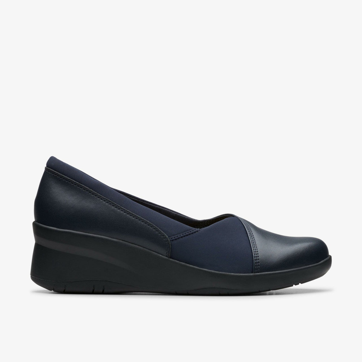 Clarks Suttyn Walk Navy Leather