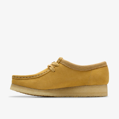 Clarks Wallabee Golden Tan Suede