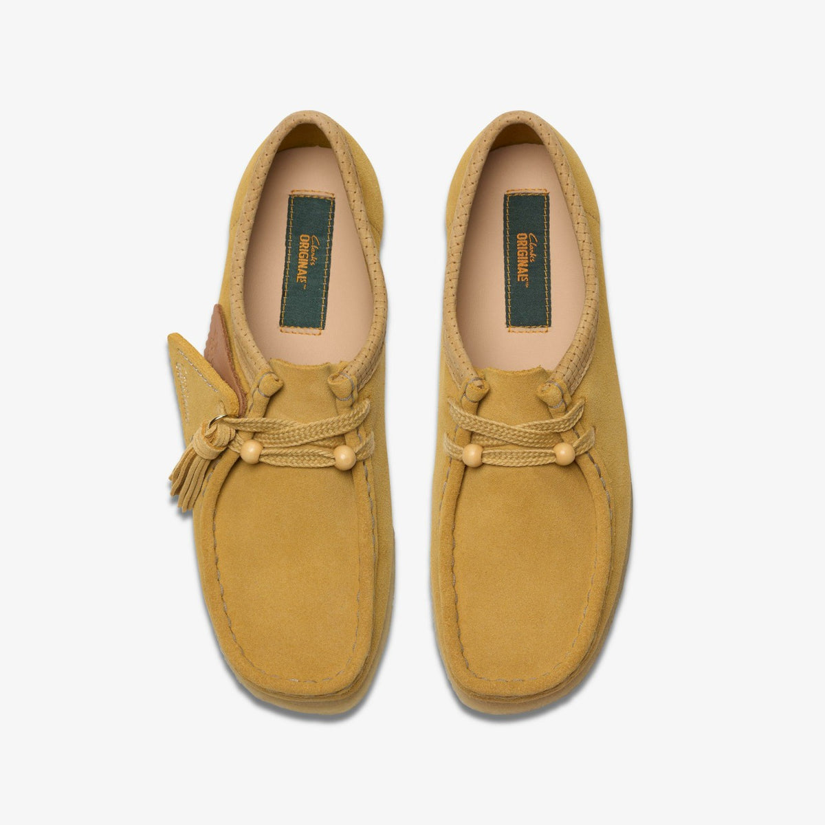 Clarks Wallabee Golden Tan Suede