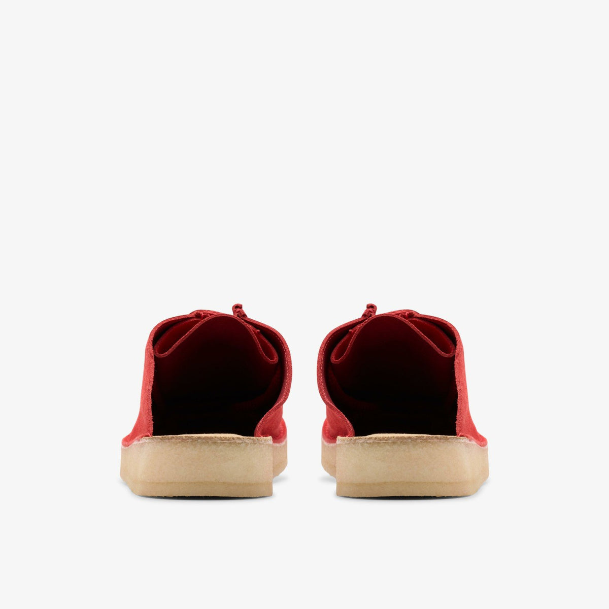 Clarks Desert Nomad Mule Red Suede