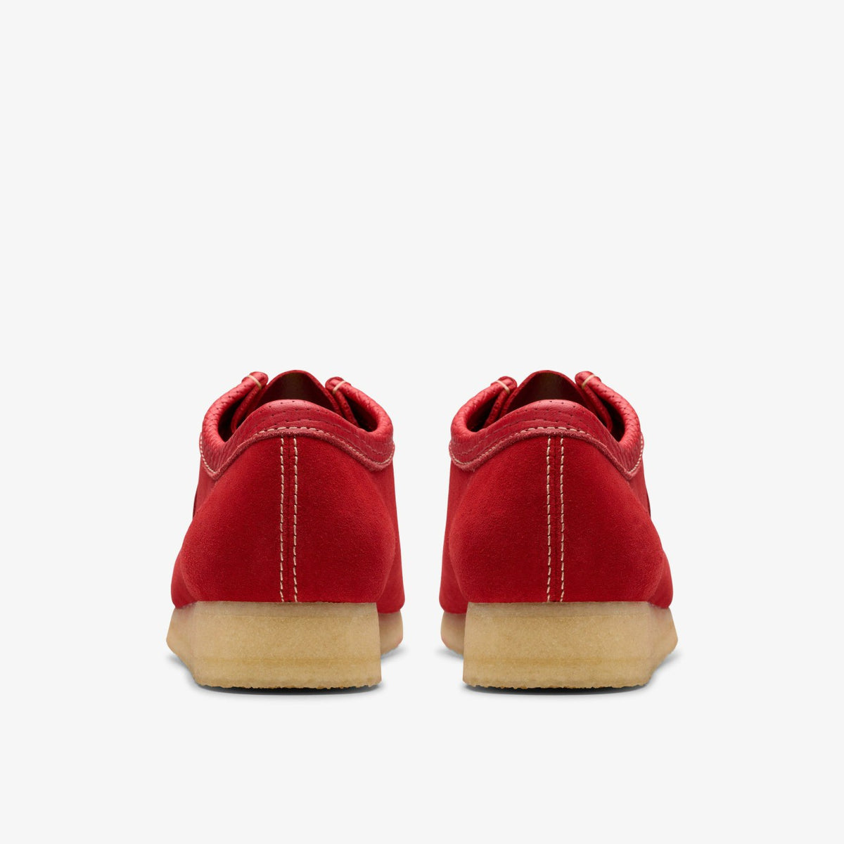 Clarks Wallabee Red Suede