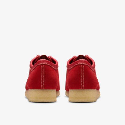 Clarks Wallabee Red Suede