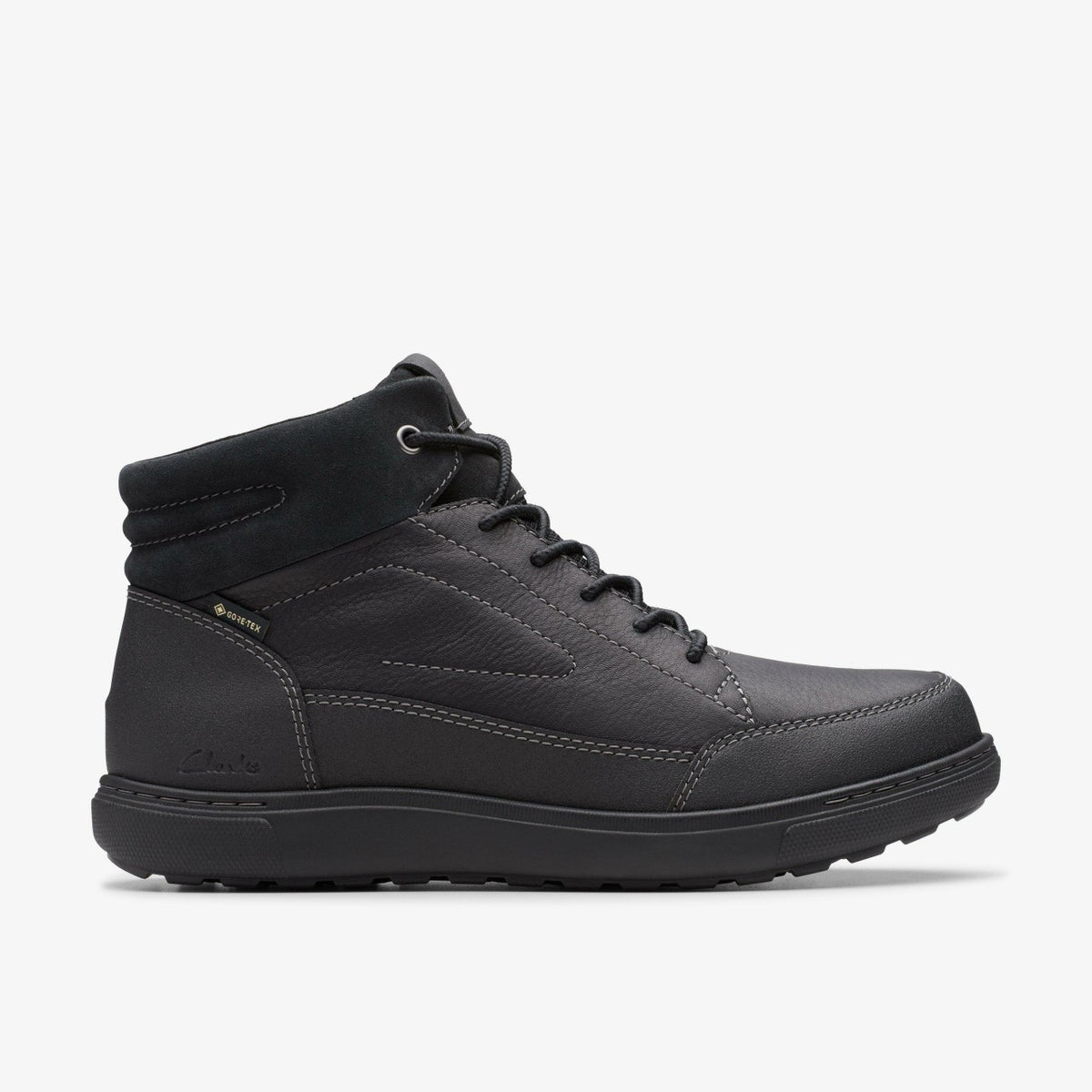 Clarks Mapstone Hi GORE-TEX Black Warmlined Leather