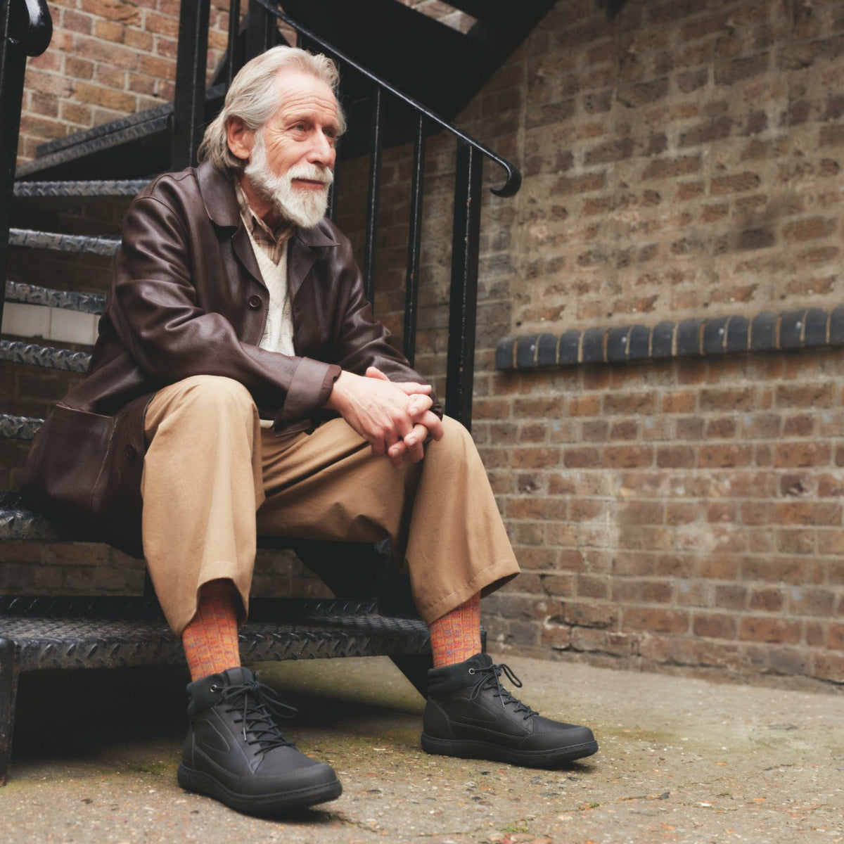 Clarks Mapstone Hi GORE-TEX Black Warmlined Leather