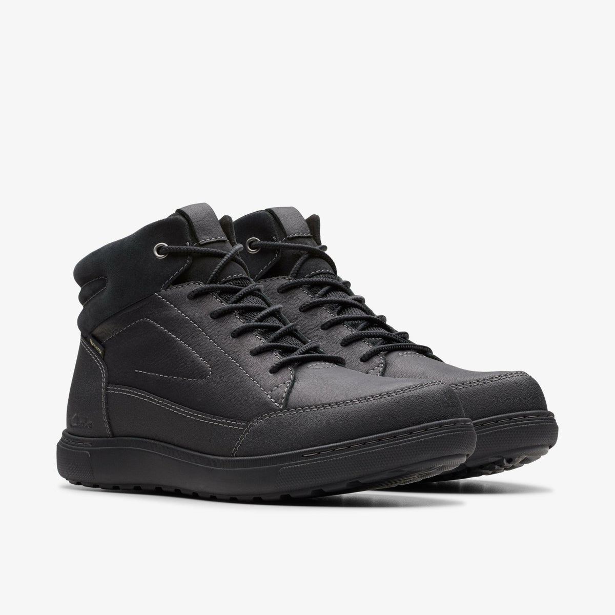 Clarks Mapstone Hi GORE-TEX Black Warmlined Leather