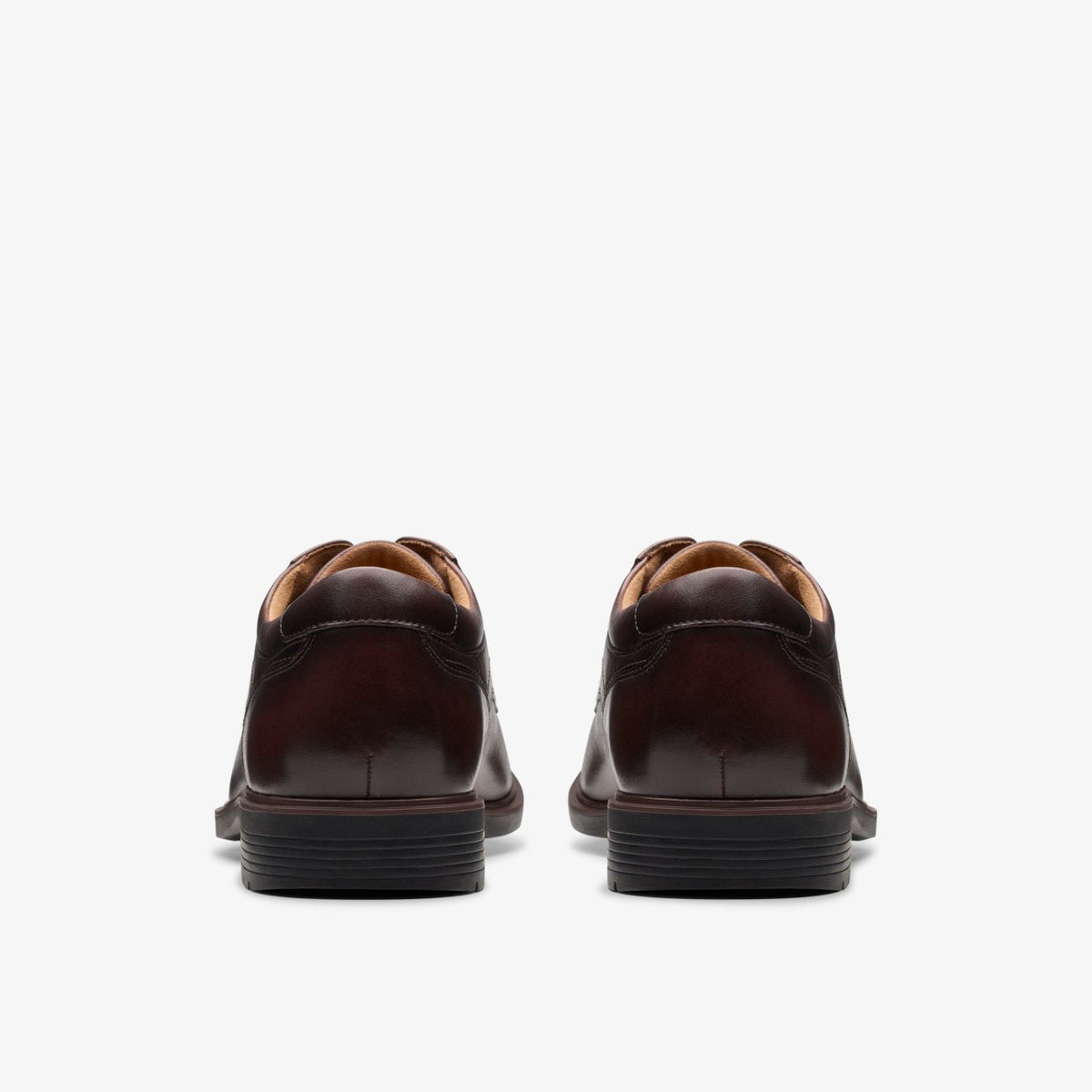 Clarks Eldredge Plain Dark Brown Leather