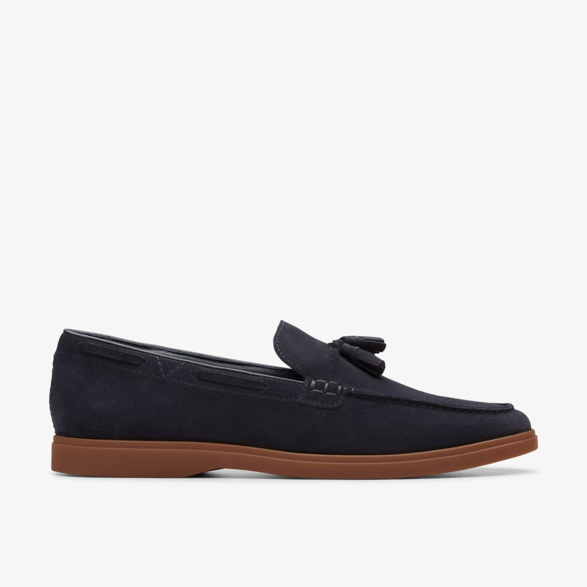 Clarks Torford Tassel Navy Suede