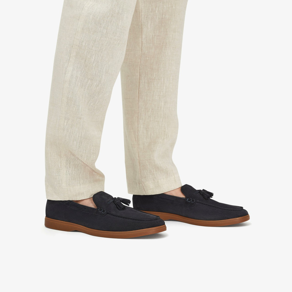 Clarks Torford Tassel Navy Suede
